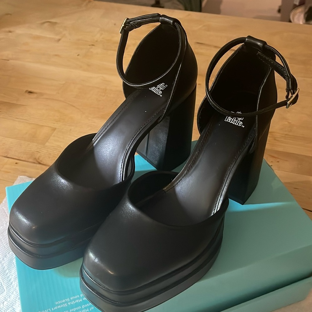 Wild Fable Black Platform Shoes